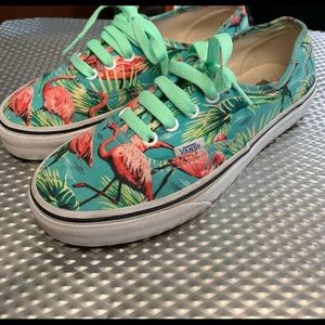 Vans sz Youth 5, Women’s sz 6 old school Flamingo